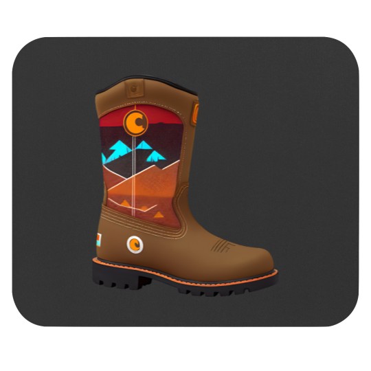Discover Cowboy Boot , Cow Boot Mouse Pads