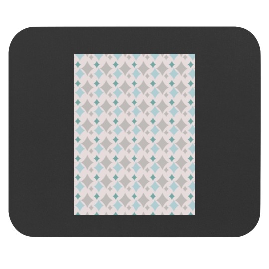 Discover Colorful Diamond Shapes Modern Maximalist Pattern Taupe Graphic Mouse Pads