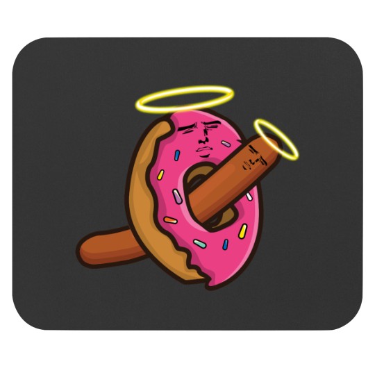 Discover  Food (Vulgar Range 1 -Doughnut and Hotdog) Mouse Pads