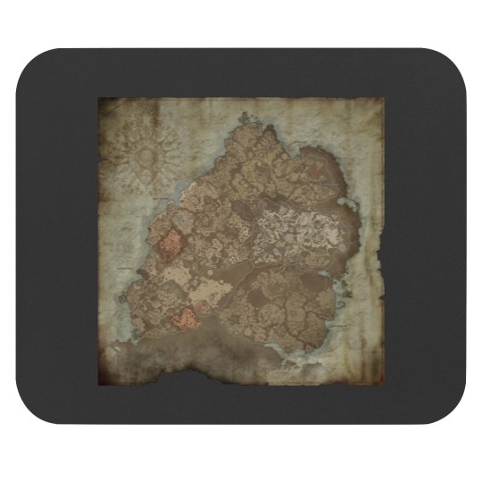 Discover Diablo 4 Full Map (with high resolution) Mouse Pads