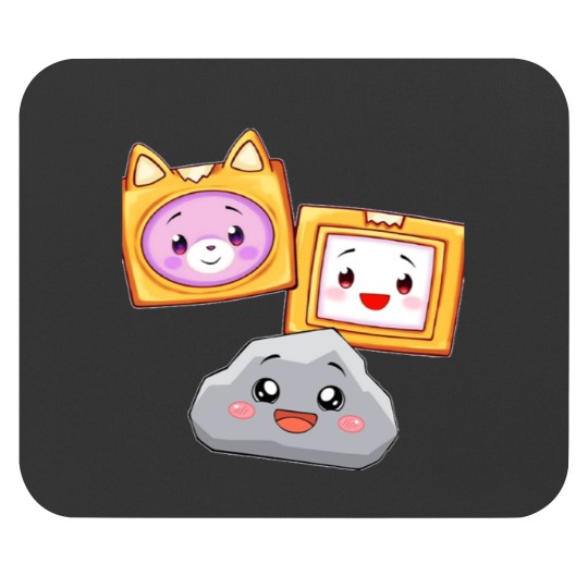 Discover foxy and Boxy and rocky, lankybox Mouse Pads
