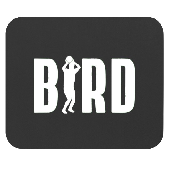 Discover Birdwhite print Mouse Pads