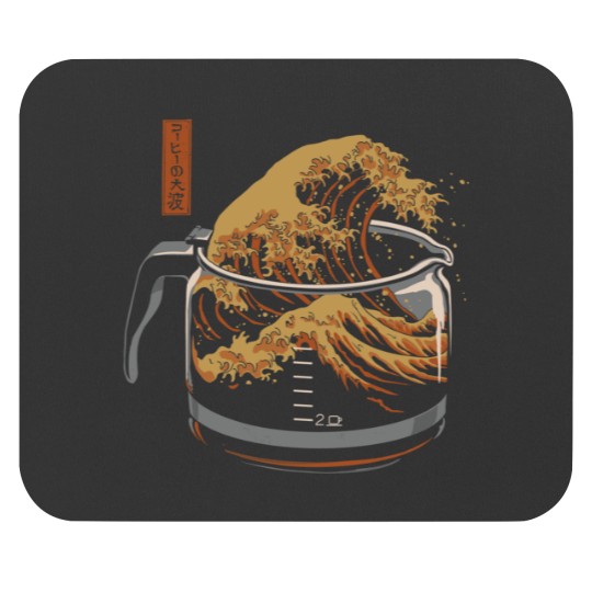 Discover The Great Wave of Coffee Mouse Pads
