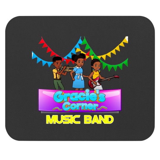 Discover Gracie's Corner Sticker Music Band Kids Mouse Pads
