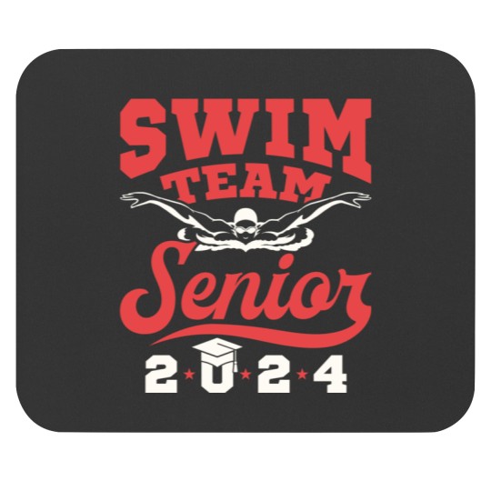 Discover Swim Team Senior 2024 Graduating Class Mouse Pads
