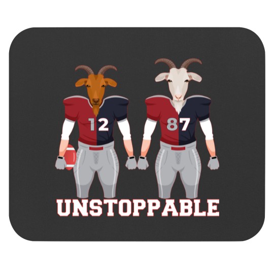Discover Unstoppable Goats ( Brady _amp_ Gronk ) Mouse Pads