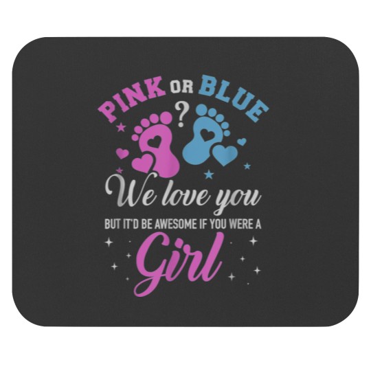 Discover 1 Pink or blue gigi loves you Classic Mouse Pads