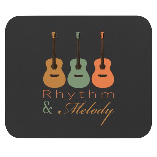 Discover Guitar Player Vintage Guitarists Design Musician Music Teach Mouse Pads