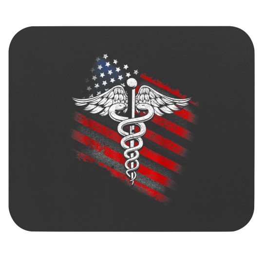 Discover Patriotic Nurse s American Flag Proud Nursing Gift Mouse Pads