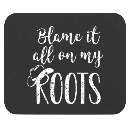 Discover Vintage Garth Brooks-Blame It All On My Roots Mouse Pads