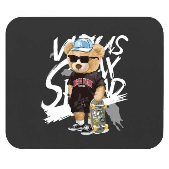 Discover Teddy Bear New York Mouse Pads