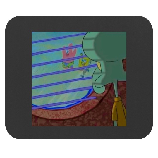 Discover squidward looking out window meme142 Mouse Pads