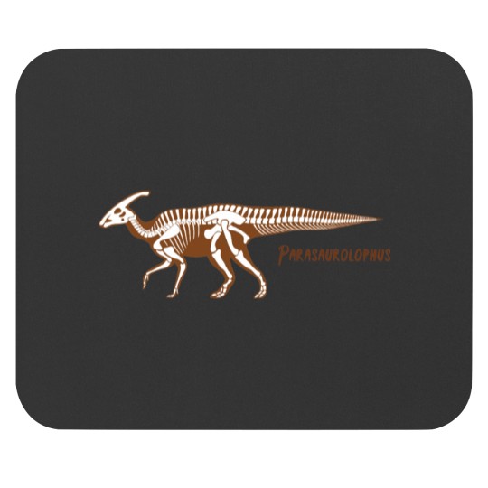 Discover Parasaurolophus Dinosaur Skeleton Mouse Pads