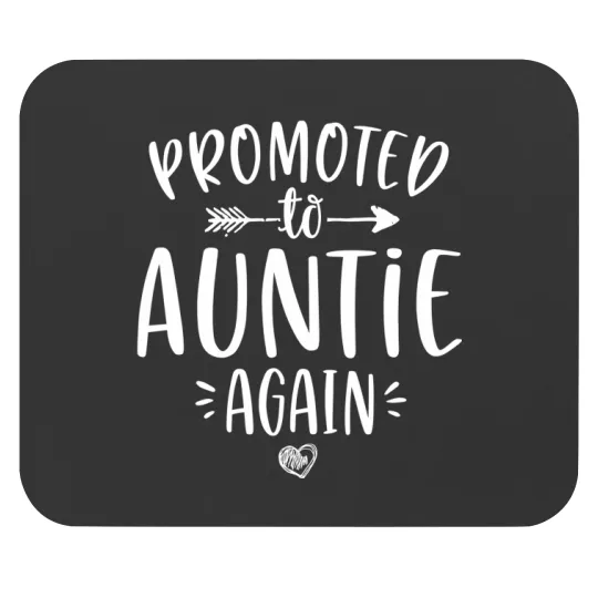 Discover promoted to auntie again new aunt to be gift for sister Mouse Pads