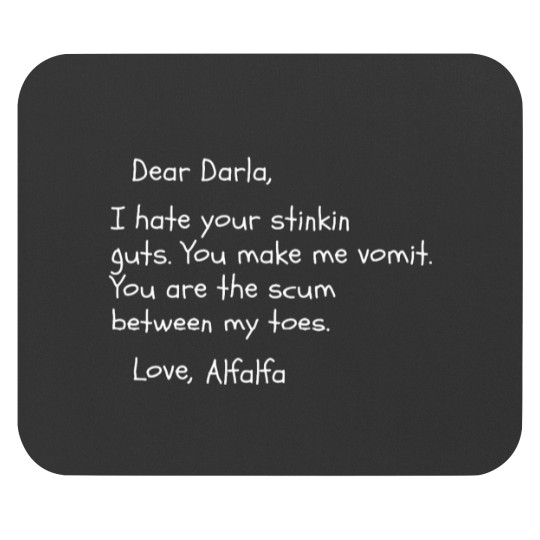 Discover The Little Rascals Dear Darla Letter Mouse Pads