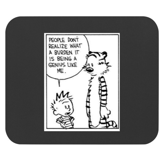 Discover Calvin and Hobbes Funny Comic Mouse Pads