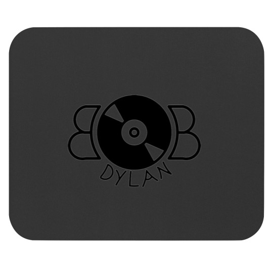 Discover Bob Dylan classic black Mouse Pads