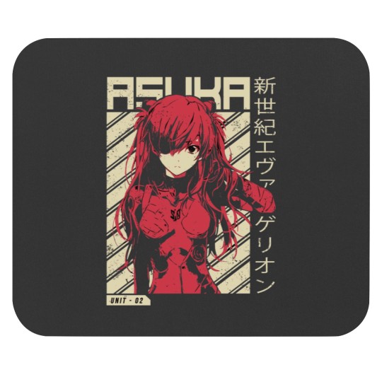 Discover Asuka Evangelion Anime Mouse Pad and Throw Blanket Gift