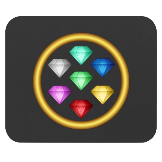 Discover Chaos Emeralds Mouse Pads