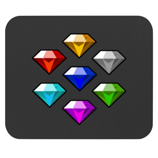 Discover Chaos Emeralds Mouse Pads