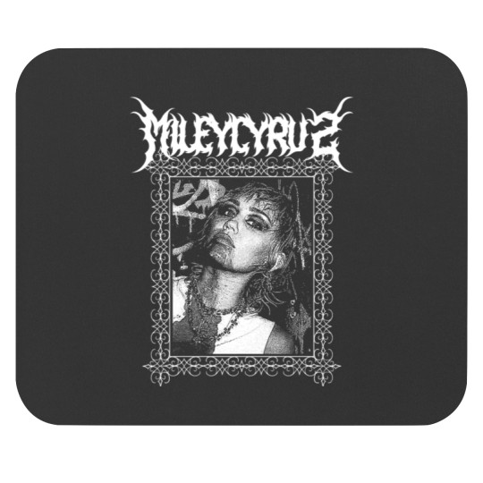 Discover Miley Cyrus Metal Style Mouse Pads