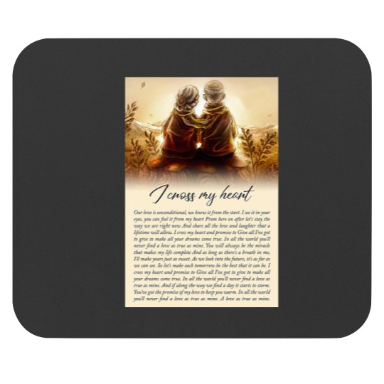 Discover I-cross-my-heart Mouse Pads