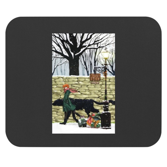 Discover Snow Wolf Mouse Pads