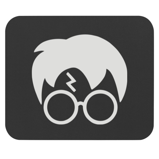 Discover Harry Glasses Lightning Bolt Hair Mouse Pads