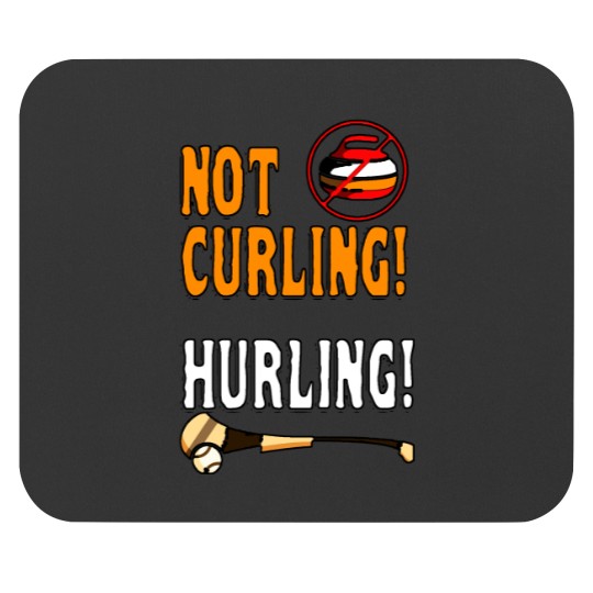 Discover Not Curling Hurling Shirt - Vintage Tshirt Mouse Pads