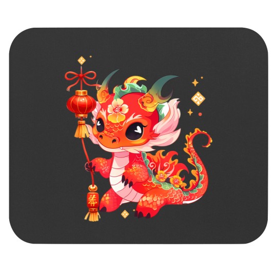 Discover chinese new year 2024 year of the dragon lunar celebrations t Mouse Pads