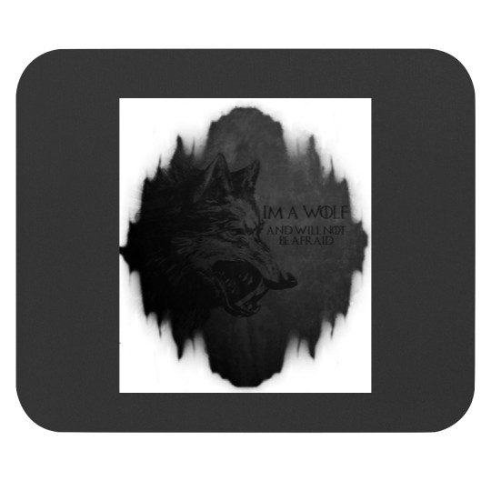 Discover Im a wolf Mouse Pads