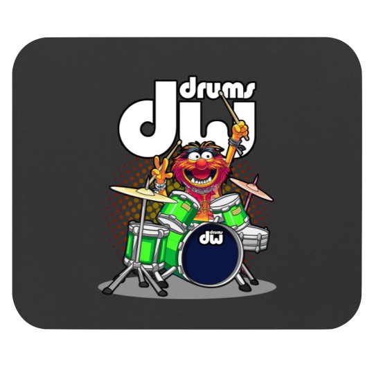 Discover ANIMAL DRUMMER DW GREEN DRUMS Classic Mouse Pads