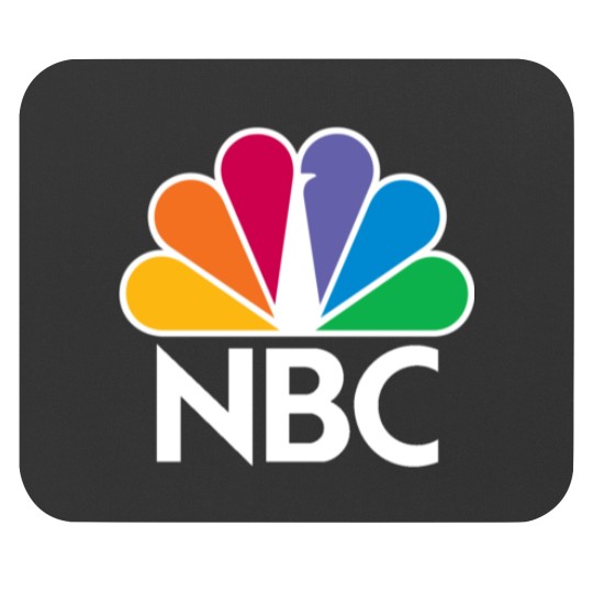 Discover NBC Logo - White Mouse Pads