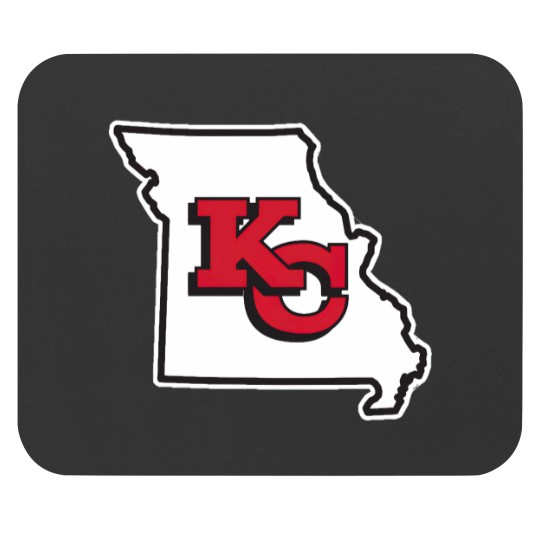 Discover Kansass City Map Mouse Pads