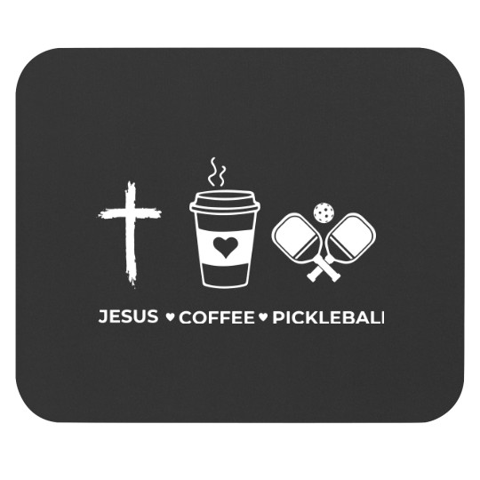 Discover Jesus Coffee Pickleball  Mouse Pads