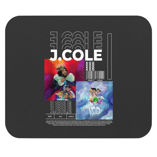 Discover J Cole 2018 Kod Merch Album Mouse Pads, J Cole