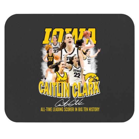Discover Caitlin Clark All Time Leading Scorer In Big Ten History Mouse Pads, Basketball 2024 Caitlin Clark Mouse Pads