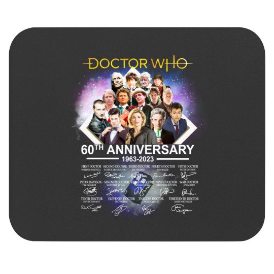Discover Doctor Who 60th Anniversary 1963-2023 Thank You Mouse Pads