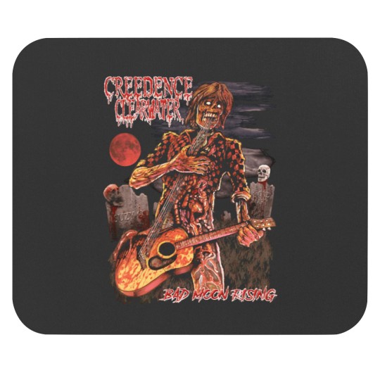 Discover Bad moon rising Mouse Pads