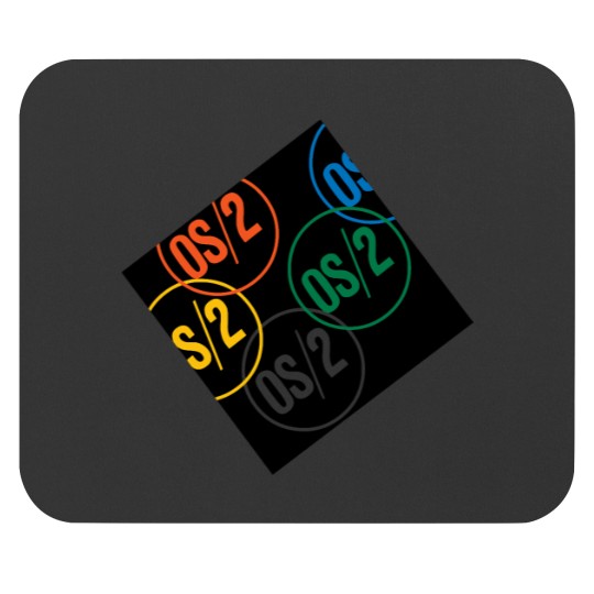 Discover Ibms os logo Mouse Pads