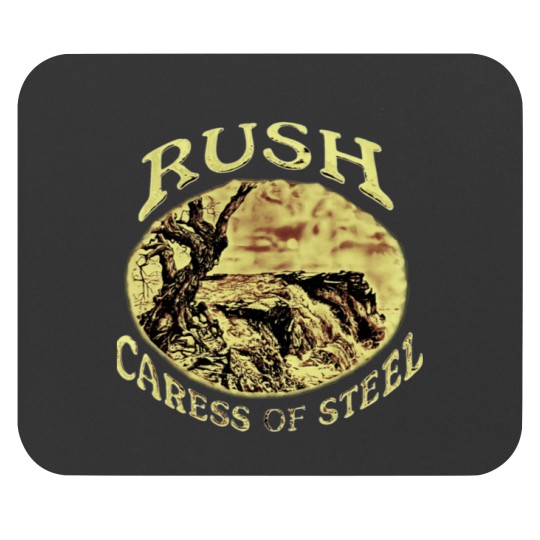 Discover Rush carres of steel Mouse Pads