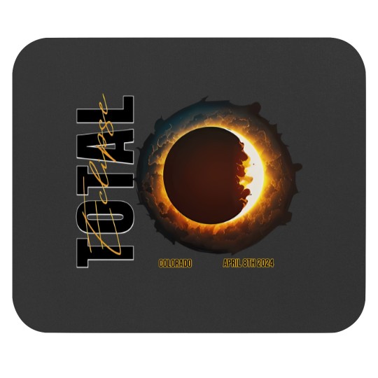 Discover Custom Total Solar Eclipse April 2024 Mouse Pads, America Totality Eclipse 2024
