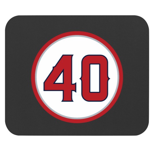 Discover Troy Percival 40 Jersey Number Mouse Pads