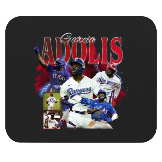 Discover Adolis Garcia Texas Baseball Mouse Pads, Baseball Mouse Pads Christmas Gift Unisex