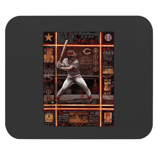 Discover Pete Rose Classic T-Shirt - Vintage Tshirt Mouse Pads