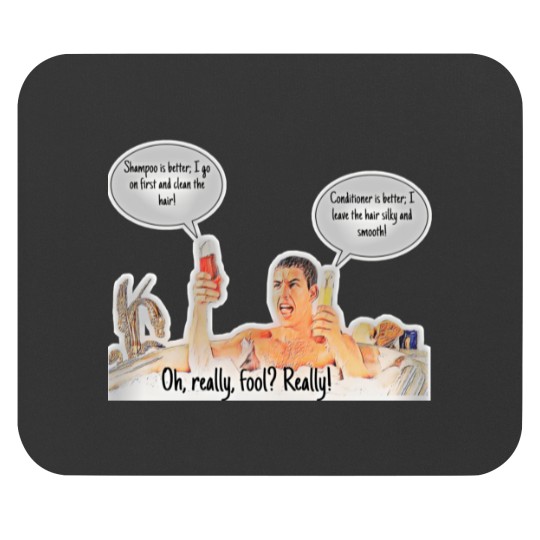 Discover Billy Madison - shampoo vs conditioner Mouse Pads