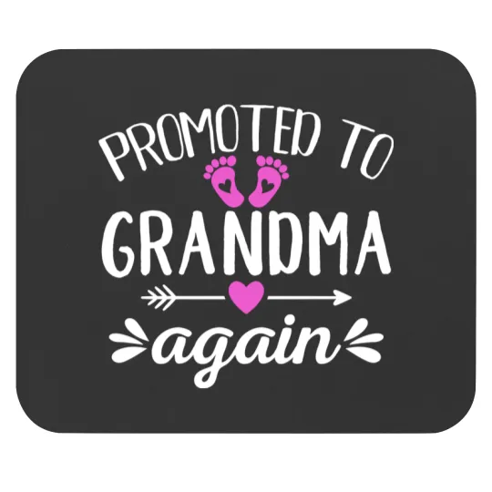 Discover  Promoted To Grandma Again For Grandma Women Mothers Day Gifts Mouse Pads