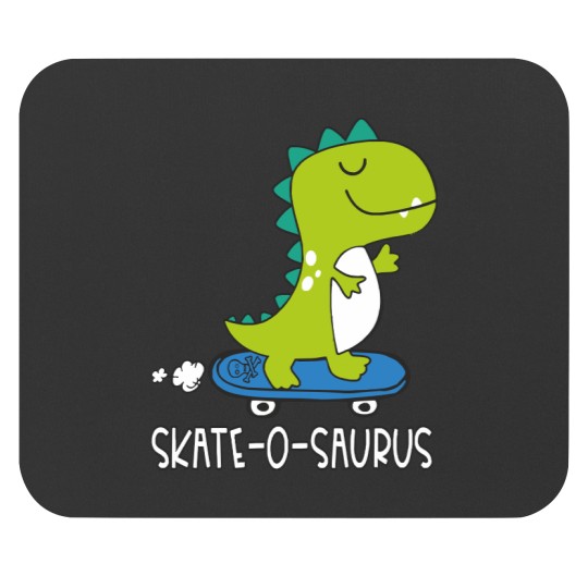 Discover Skating Dino Skating Dino Skate-O-Saurus Dinosaur Mouse Pads