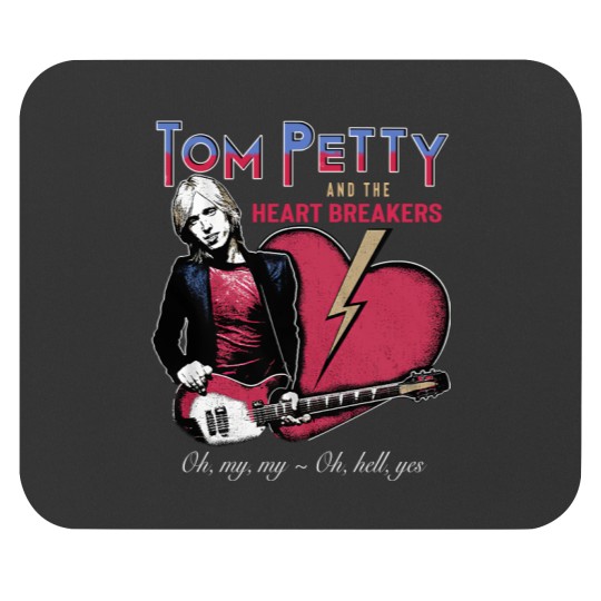 Discover Tom Petty & the Heartbreakers Men's Mouse Pads Oh Hell Yes Guitarist Tees
