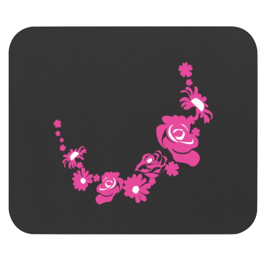 Discover Flower design Mouse Pads